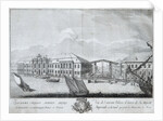 View of the second Winter Palace with the Canal Linking the Moika with the Neva, 1753 by Mikhail Ivanovich Makhaev