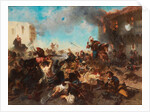 The Skirmish at Bender (Kalabaliken i Bender), 1877 by Charles Édouard Armand-Dumaresq