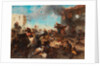 The Skirmish at Bender (Kalabaliken i Bender), 1877 by Charles Édouard Armand-Dumaresq