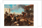 The Skirmish at Bender (Kalabaliken i Bender), 1877 by Charles Édouard Armand-Dumaresq