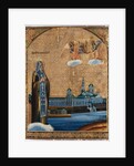 Saint Nilus of Lake Seliger, 1800s by Russian icon