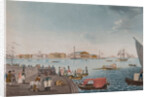 View of the Neva River and the Stock exchange in Saint Petersburg, Early 1800s by Anonymous