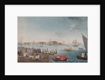 View of the Neva River and the Stock exchange in Saint Petersburg, Early 1800s by Anonymous