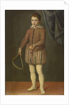 Portrait of a boy holding a tennis racket and ball, Between 1558 and 1563 by Circle of Sofonisba Anguissola