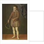 Portrait of a boy holding a tennis racket and ball, Between 1558 and 1563 by Circle of Sofonisba Anguissola