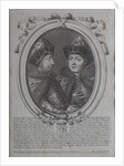 The Tsars Ivan Alexeyevich and Peter Alexeyevich of Russia by Nicolas de Larmessin