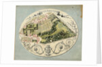 Plan of the Montreuil Estate of Madame Elisabeth, 1788 by Jean-Jacques Huvé