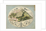 Plan of the Montreuil Estate of Madame Elisabeth, 1788 by Jean-Jacques Huvé
