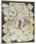 Trompe loeil with the Assignats, c. 1796 by Joseph Hunin