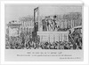 The Execution of Louis XVI in the Place de la Revolution on 21 January 1793, c. 1793 by Anonymous