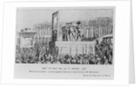 The Execution of Louis XVI in the Place de la Revolution on 21 January 1793, c. 1793 by Anonymous