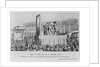 The Execution of Louis XVI in the Place de la Revolution on 21 January 1793, c. 1793 by Anonymous