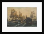 The Battle of Trafalgar by Constantinos Volanakis