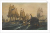 The Battle of Trafalgar by Constantinos Volanakis
