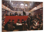 At the Graffard Meeting Hall (Réunion à la salle Graffard), 1884 by Jean Béraud