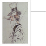 Dandy with a Cigar (Dandy au Cigare), ca 1857 by Claude Monet
