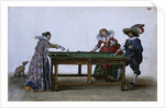 Game of Billiards, ca 1620-1625 by Adriaen Pietersz. van de Venne