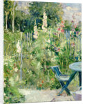 Hollyhocks (Roses trémières), 1884 by Berthe Morisot