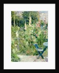 Hollyhocks (Roses trémières), 1884 by Berthe Morisot