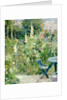 Hollyhocks (Roses trémières), 1884 by Berthe Morisot