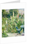 Hollyhocks (Roses trémières), 1884 by Berthe Morisot