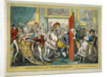 The Inconveniences of a Crowded Drawing Room, 1818 by George Cruikshank