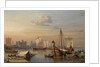 Viking ships on the River Thames, Mid of the 19th century by Everhardus Koster