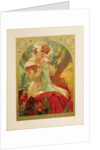 Poster for Lefèvre-Utile. Sarah Bernhardt in the role of Melissinde in La Princesse Lointaine by E by Alfons Marie Mucha