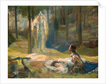 The Revelation. Brunhilde Seeing Siegmund And Sieglinde, 1893 by Gaston Bussière