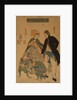 Foreigners watching New Years dance, 1861 by Yoshitomi Utagawa