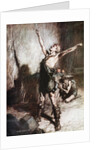 Siegfried forges his sword. Illustration for Siegfried and The Twilight of the Gods by Richard Wag by Arthur Rackham