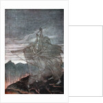 The Norns Vanish. Illustration for Siegfried and The Twilight of the Gods by Richard Wagner, 1910 by Arthur Rackham