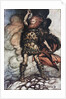 Donner, your lord, summons his hosts! Illustration for The Rhinegold and The Valkyrie by Richard W by Arthur Rackham