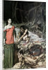 The wooing of Grimhilde, the mother of Hagen. Illustration for Siegfried and The Twilight of the Go by Arthur Rackham