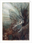 The frolic of the Rhinemaidens. Illustration for The Rhinegold and The Valkyrie by Richard Wagner, by Arthur Rackham