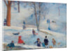 Sledding, Central Park, 1912 by William James Glackens