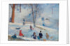Sledding, Central Park, 1912 by William James Glackens