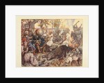 Rest of Grand Prince Vladimir II Monomakh on the Hunt. (The Imperial Hunt in Russia by N. Kutepov), by Viktor Mikhaylovich Vasnetsov