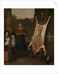 Slaughtered pig, 1670 by Oever Ten Oever