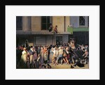 The Entrance to the Théâtre de l?Ambigu-Comique before a Free Performance, 1819 by Louis-Léopold Boilly