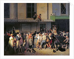 The Entrance to the Théâtre de l?Ambigu-Comique before a Free Performance, 1819 by Louis-Léopold Boilly