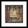 Woman Bathing surrounded by Attendants (Tapestry series La Vie Seigneuriale), c. 1500 by Anonymous master