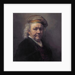 Self-portrait, 1669 by Rembrandt van Rhijn