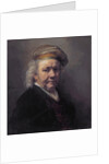 Self-portrait, 1669 by Rembrandt van Rhijn