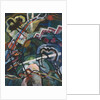 Sketch I for Painting with White Border (Entwurf I zum Bild mit weissem Rand), 1913 by Wassily Vasilyevich Kandinsky