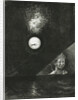 On the Horizon, the Angel of Certitude, and in the Dark Sky, a Questioning Glance. Series: For Edgar by Odilon Redon