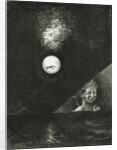 On the Horizon, the Angel of Certitude, and in the Dark Sky, a Questioning Glance. Series: For Edgar by Odilon Redon