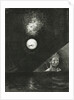 On the Horizon, the Angel of Certitude, and in the Dark Sky, a Questioning Glance. Series: For Edgar by Odilon Redon