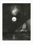 On the Horizon, the Angel of Certitude, and in the Dark Sky, a Questioning Glance. Series: For Edgar by Odilon Redon
