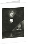 On the Horizon, the Angel of Certitude, and in the Dark Sky, a Questioning Glance. Series: For Edgar by Odilon Redon